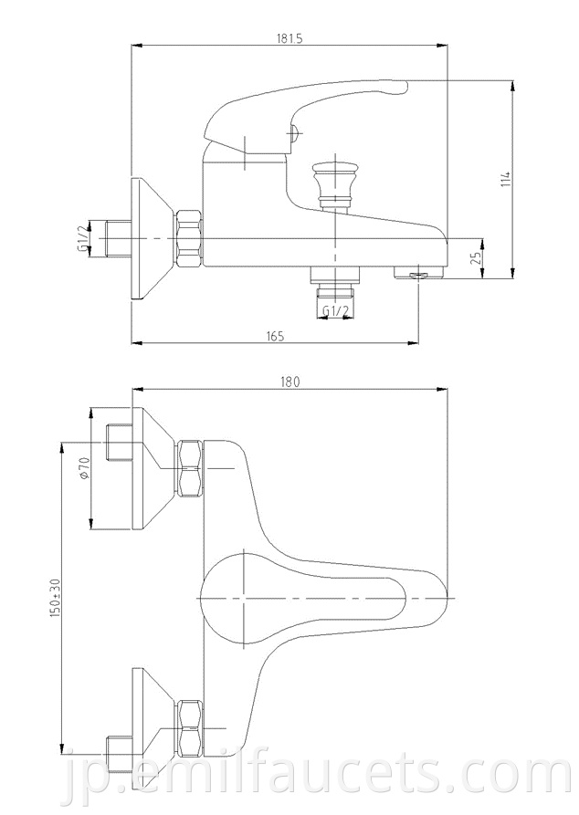 bathtub water tap